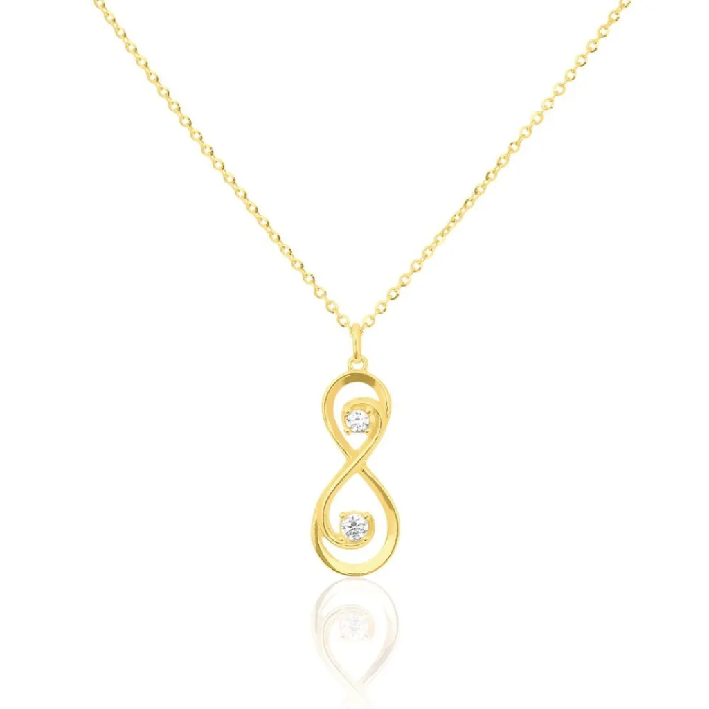 Histoire d'Or Collier Ademar Or Jaune Oxyde De Zirconium New