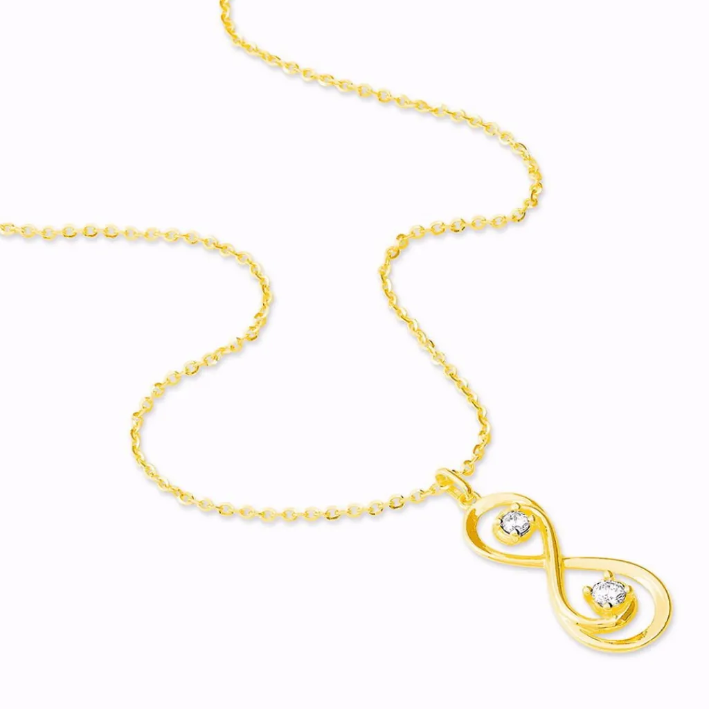 Histoire d'Or Collier Ademar Or Jaune Oxyde De Zirconium New