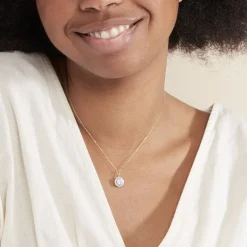 Histoire d'Or Collier Adil De Zirconium or jaune oxyde Discount