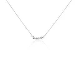 Histoire d'Or Collier Adonia Argent Blanc Oxyde De Zirconium Sale