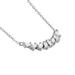 Histoire d'Or Collier Adonia Argent Blanc Oxyde De Zirconium Sale