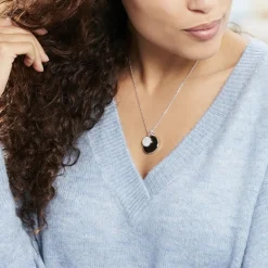 Histoire d'Or Collier Adonya Argent Blanc Céramique Et Oxyde De Zirconium Online