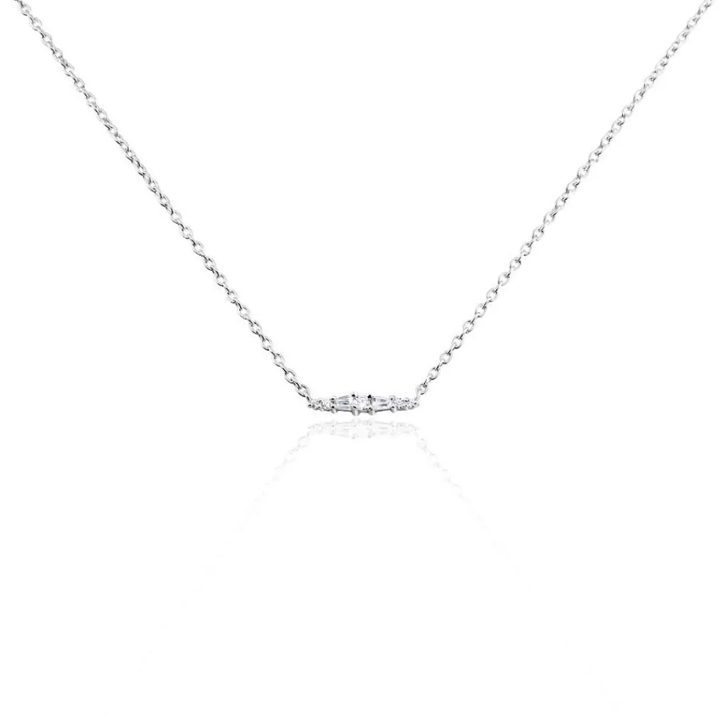 Histoire d'Or Collier Adriaan Argent Blanc Oxyde De Zirconium Outlet