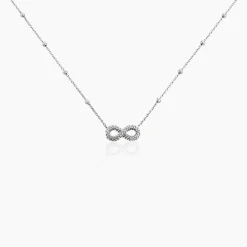 Histoire d'Or Collier Aella Argent Blanc Sale