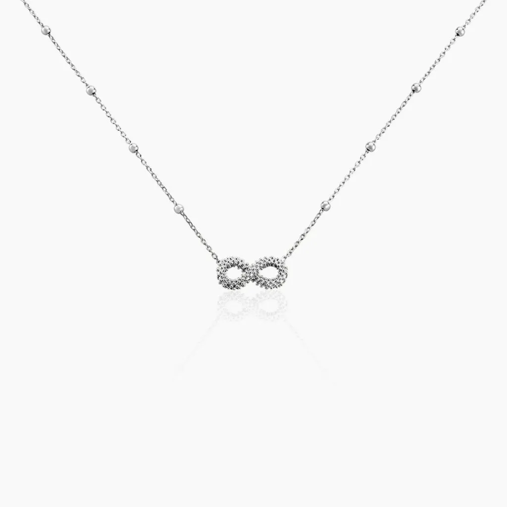 Histoire d'Or Collier Aella Argent Blanc Sale
