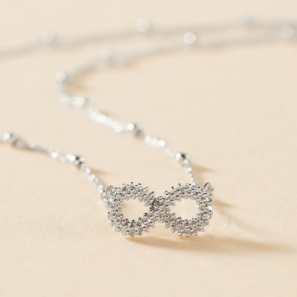 Histoire d'Or Collier Aella Argent Blanc Sale