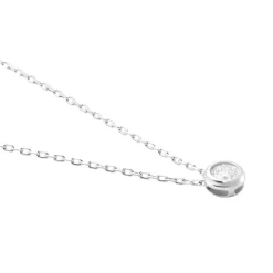 Histoire d'Or Collier Agota Or Blanc Diamant Hot
