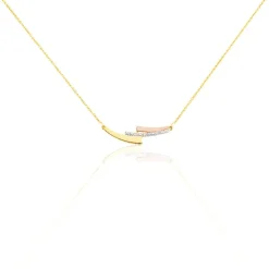 Histoire d'Or Collier Ainhoa or tricolore diamant Sale