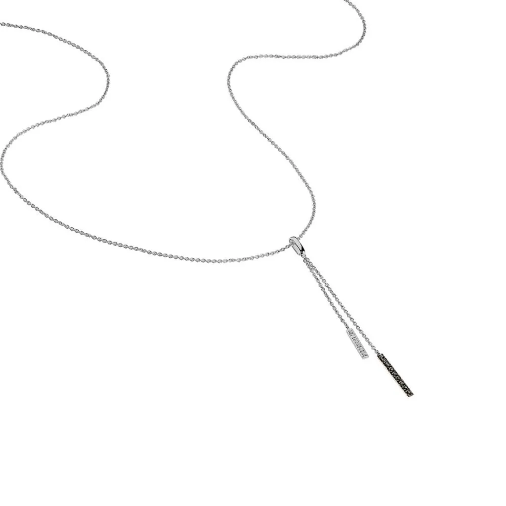 Histoire d'Or Collier Ainhoaa Or Blanc Diamant New