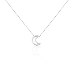 Histoire d'Or Collier Aisha Argent Blanc Oxyde De Zirconium Outlet