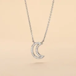 Histoire d'Or Collier Aisha Argent Blanc Oxyde De Zirconium Outlet