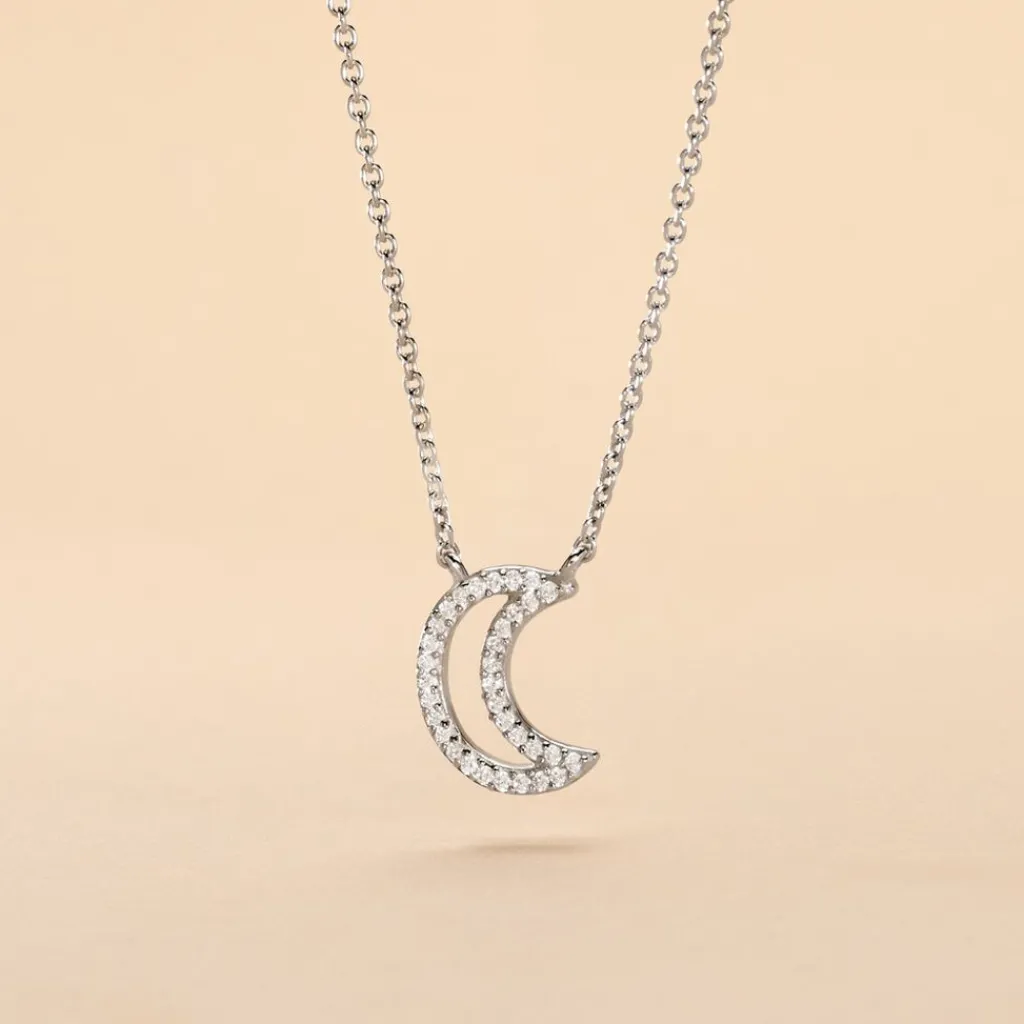 Histoire d'Or Collier Aisha Argent Blanc Oxyde De Zirconium Outlet