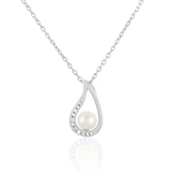 Histoire d'Or Collier Akiko Argent Blanc Perle De Culture Et Oxyde De Zirconium Discount