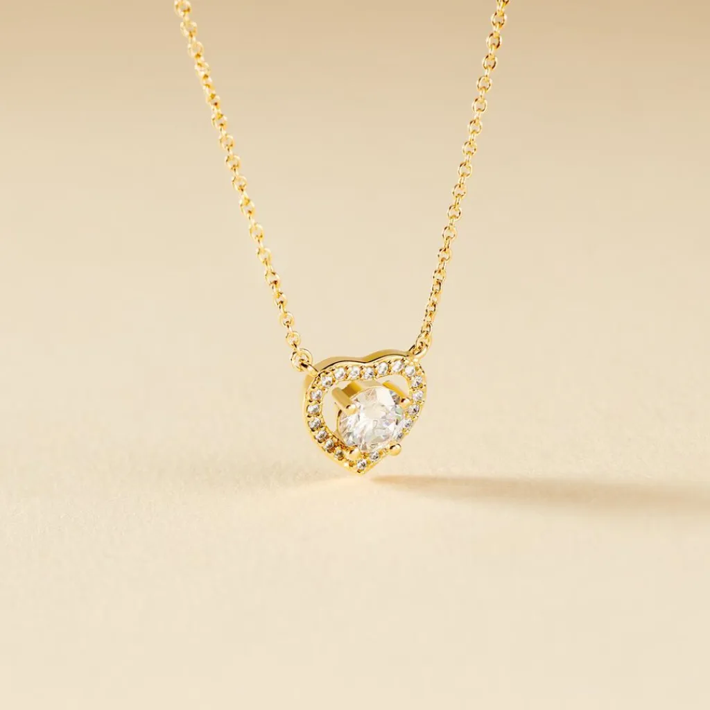 Histoire d'Or Collier Alais De Zirconium plaqué or jaune oxyde Best