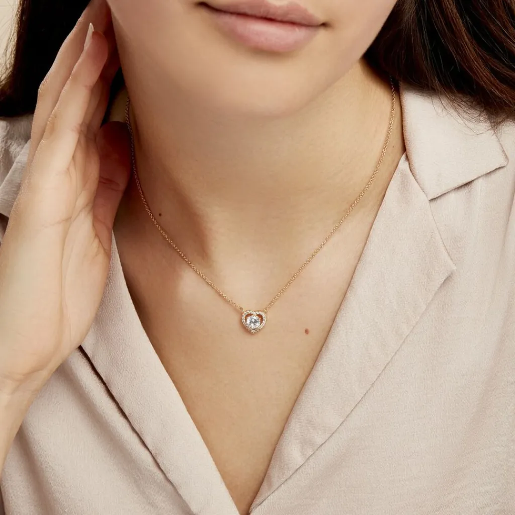 Histoire d'Or Collier Alais De Zirconium plaqué or jaune oxyde Best