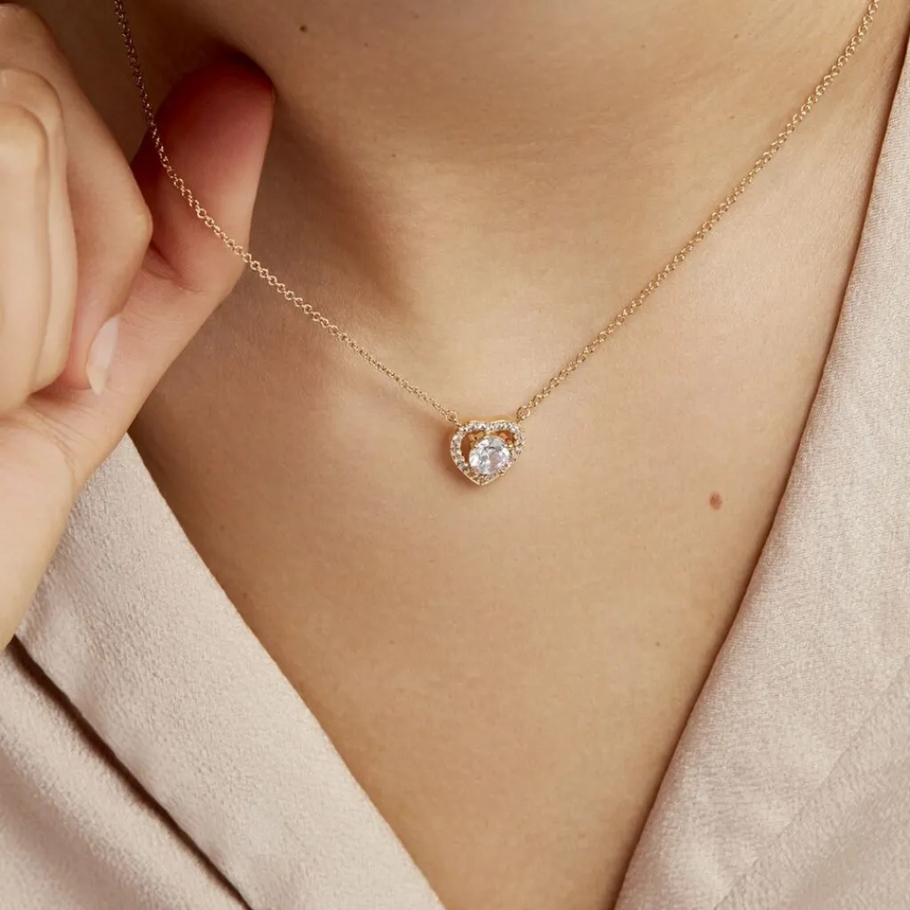 Histoire d'Or Collier Alais De Zirconium plaqué or jaune oxyde Best