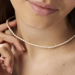 Histoire d'Or Collier Alceste Or Jaune Perle De Culture Hot