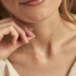 Histoire d'Or Collier Alcyone Argent Blanc Sale