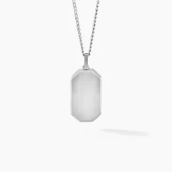 Histoire d'Or Collier Alessio Acier Blanc Online