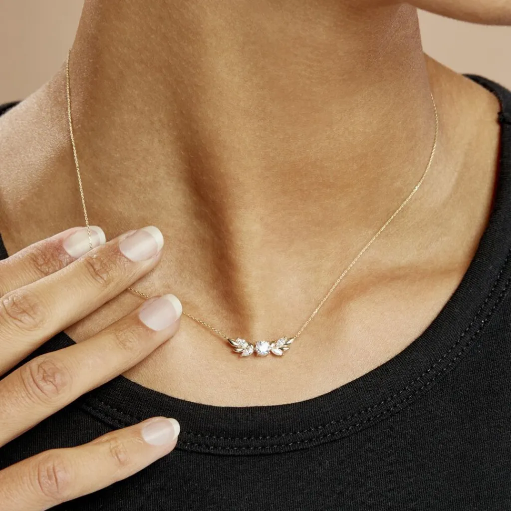 Histoire d'Or Collier Alexine Or Jaune Oxyde De Zirconium New