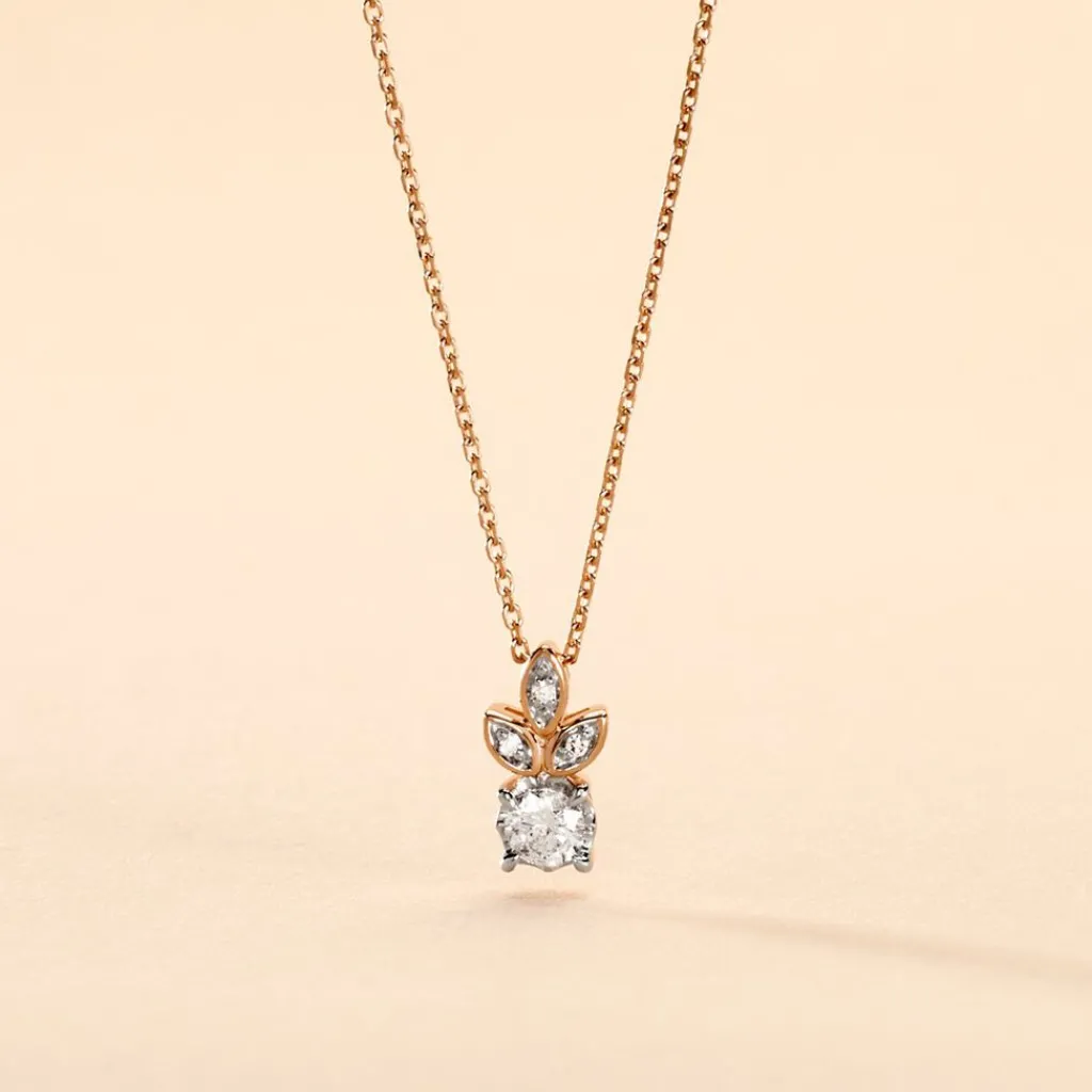 Histoire d'Or Collier Alicea Or Rose Diamant Sale