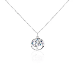 Histoire d'Or Collier Alive Argent Blanc Oxyde De Zirconium Best