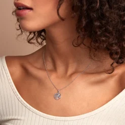 Histoire d'Or Collier Alive Argent Blanc Oxyde De Zirconium Best