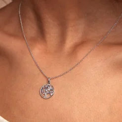 Histoire d'Or Collier Alive Argent Blanc Oxyde De Zirconium Best