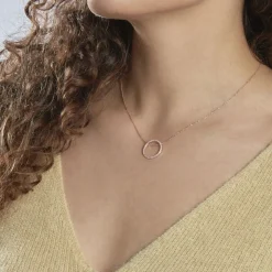 Histoire d'Or Collier Alysone Argent Rose Oxyde De Zirconium New