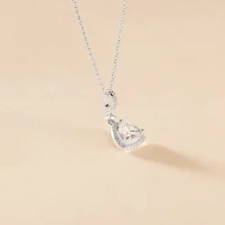 Histoire d'Or Collier Amantine Argent Blanc Oxyde De Zirconium Sale