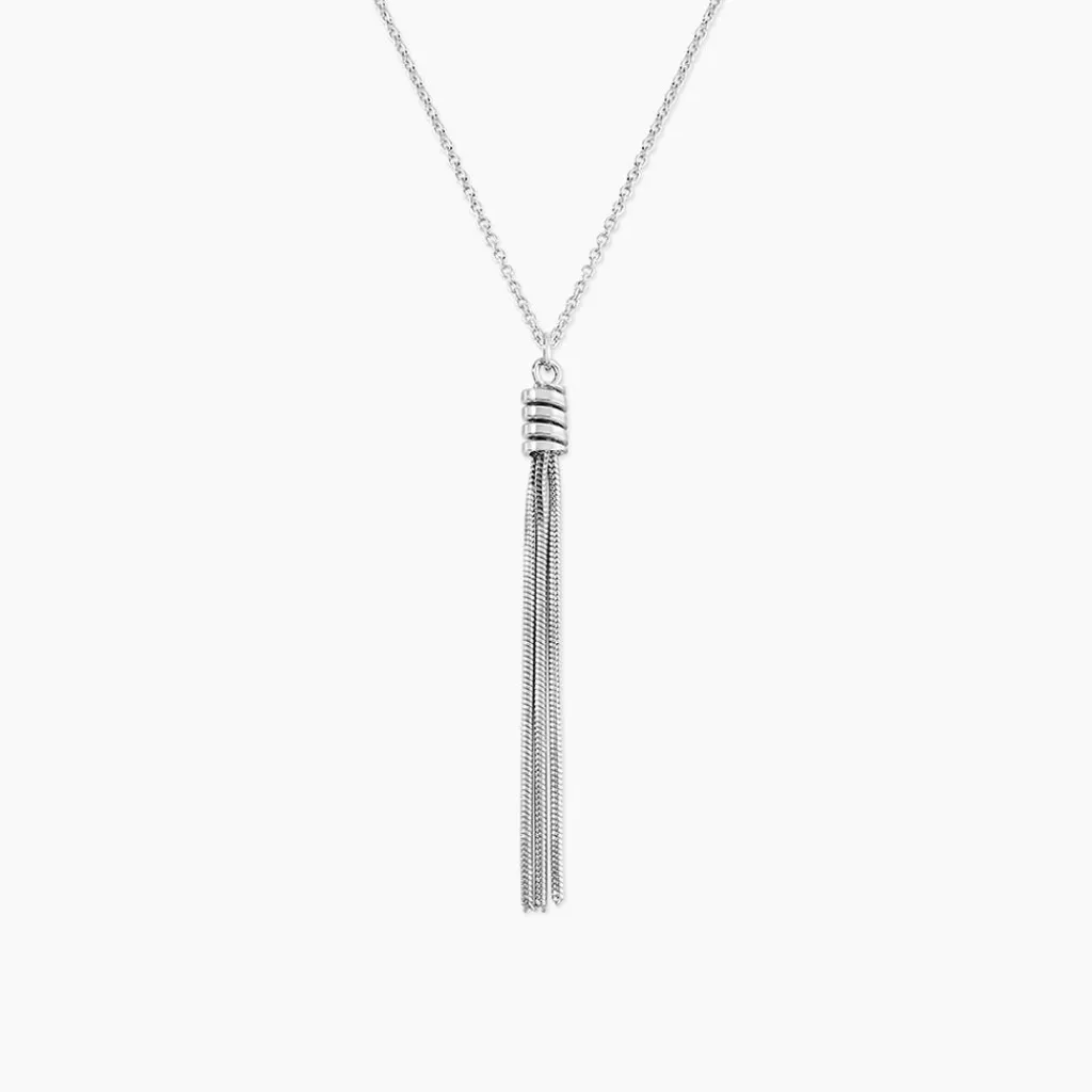 Histoire d'Or Collier Amaryllis Argent Blanc