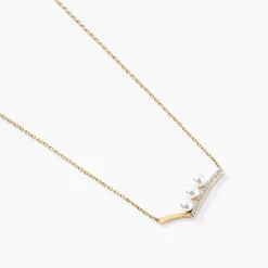 Histoire d'Or Collier Ambrogio Or Jaune Perle De Culture Oxyde De Zirconium Hot