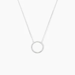 Histoire d'Or Collier Amene Or Blanc Diamant