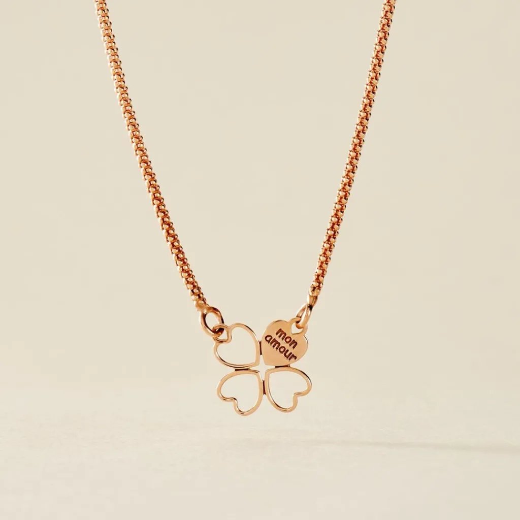 Histoire d'Or Collier Amorette Argent Rose Online
