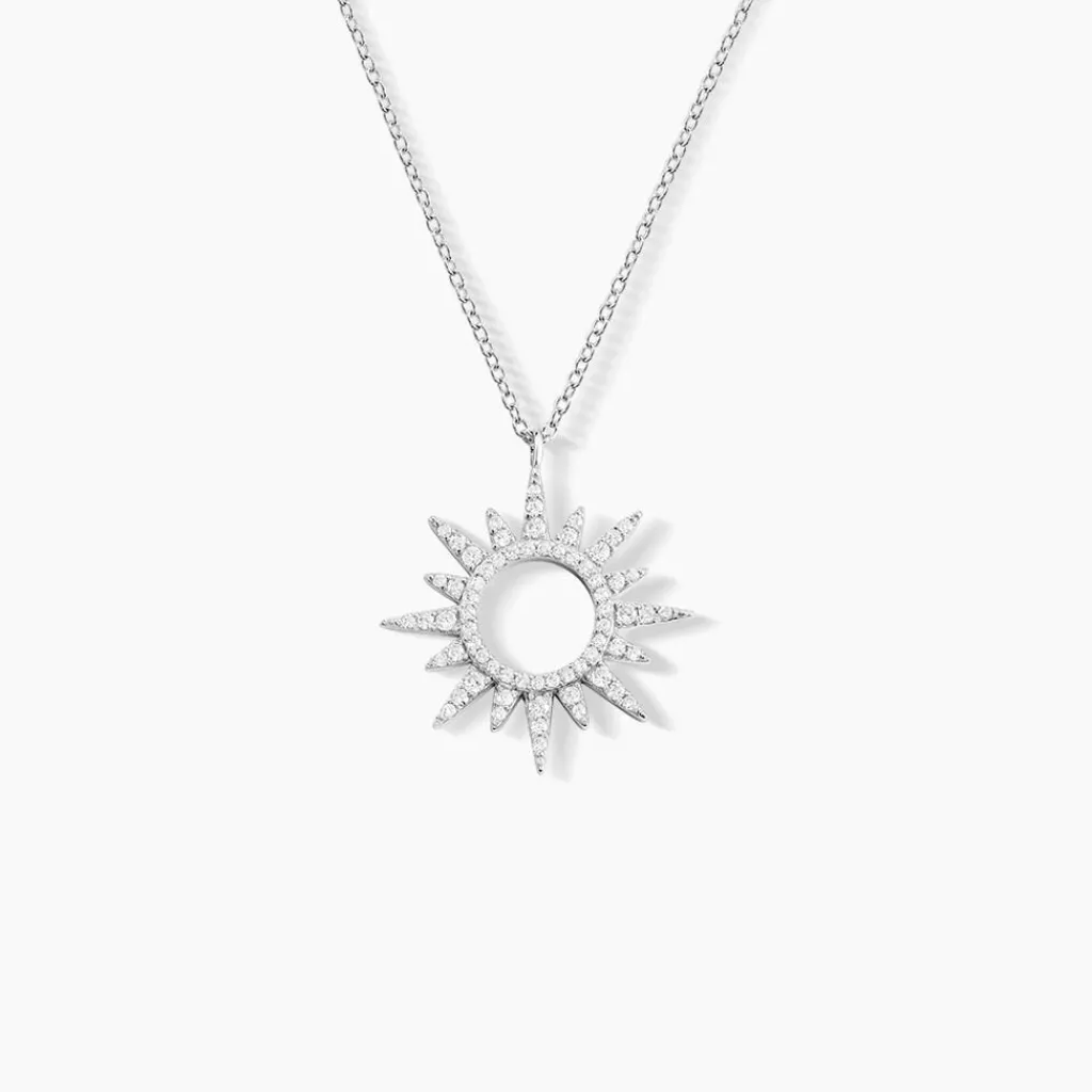 LAETIZIA Collier Anaiz Argent Blanc Oxyde De Zirconium