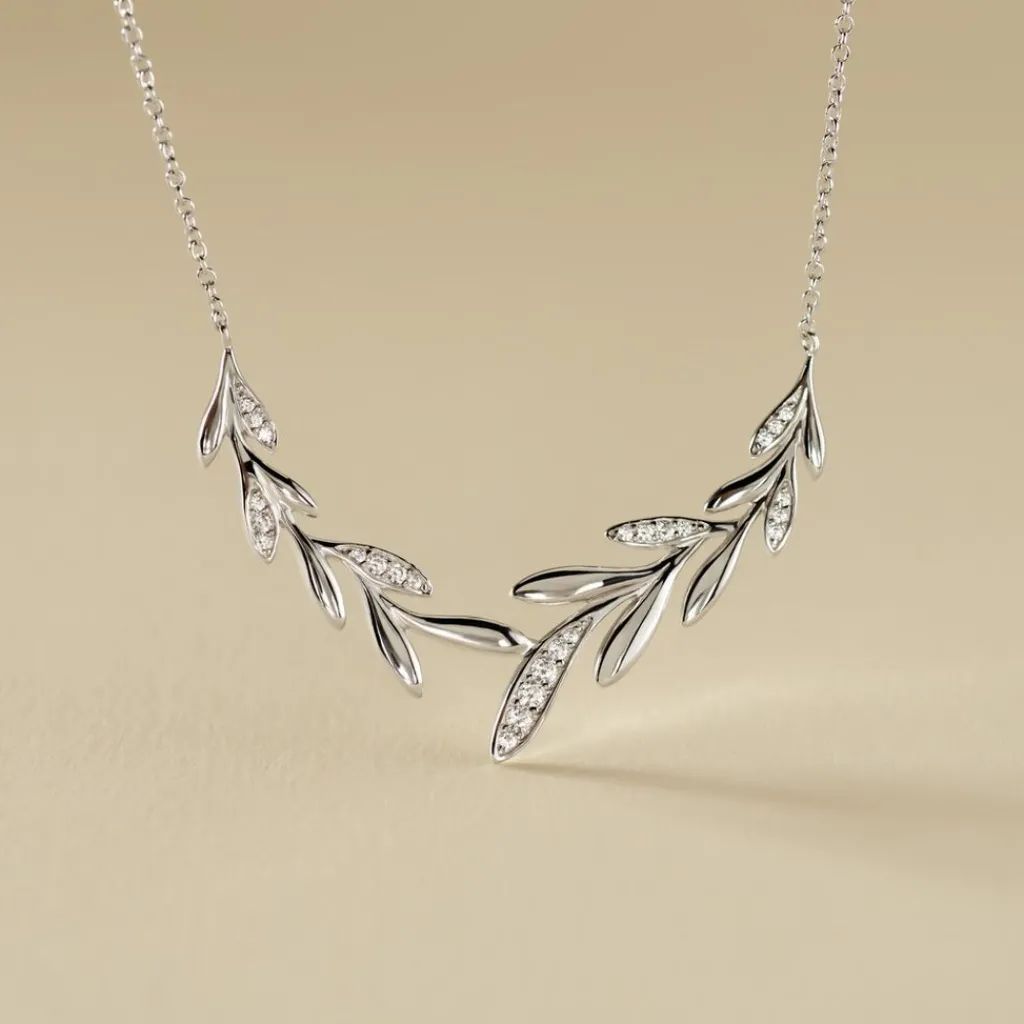 Histoire d'Or Collier Andeol Argent Blanc Oxyde De Zirconium Online