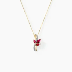 Histoire d'Or Collier Angie Diamant or jaune rubis Online