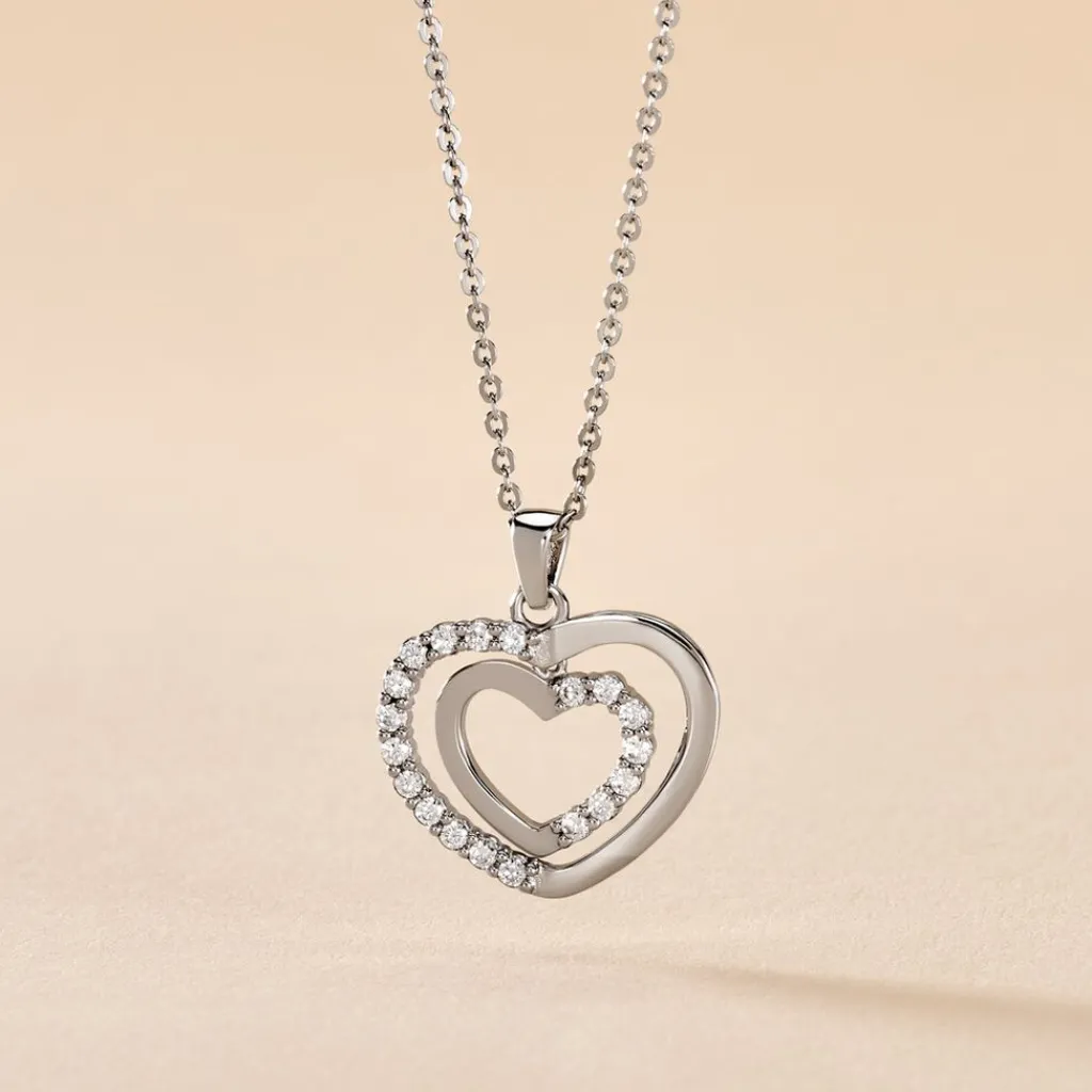 Histoire d'Or Collier Annabelle Argent Blanc Oxyde De Zirconium Sale