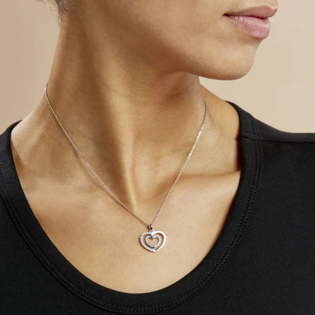 Histoire d'Or Collier Annabelle Argent Blanc Oxyde De Zirconium Sale