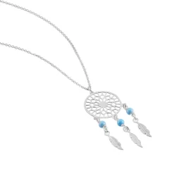 Histoire d'Or Collier Anoki Argent Blanc New