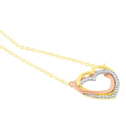 Histoire d'Or Collier Anthime Or Tricolore Oxydes De Zirconium Online