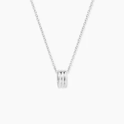 Histoire d'Or Collier Antho Argent Blanc Clearance