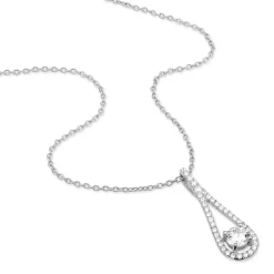 Histoire d'Or Collier Antonietta Argent Blanc Oxyde De Zirconium Best