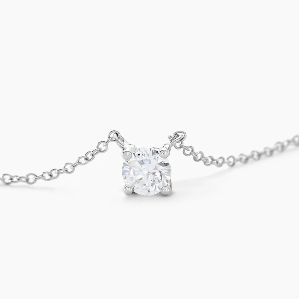 Histoire d'Or Collier Aphrodite or blanc diamant Clearance