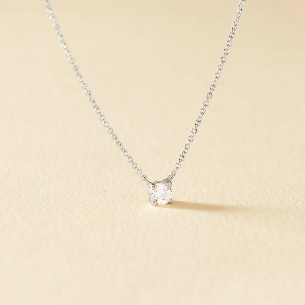 Histoire d'Or Collier Aphrodite or blanc diamant Clearance