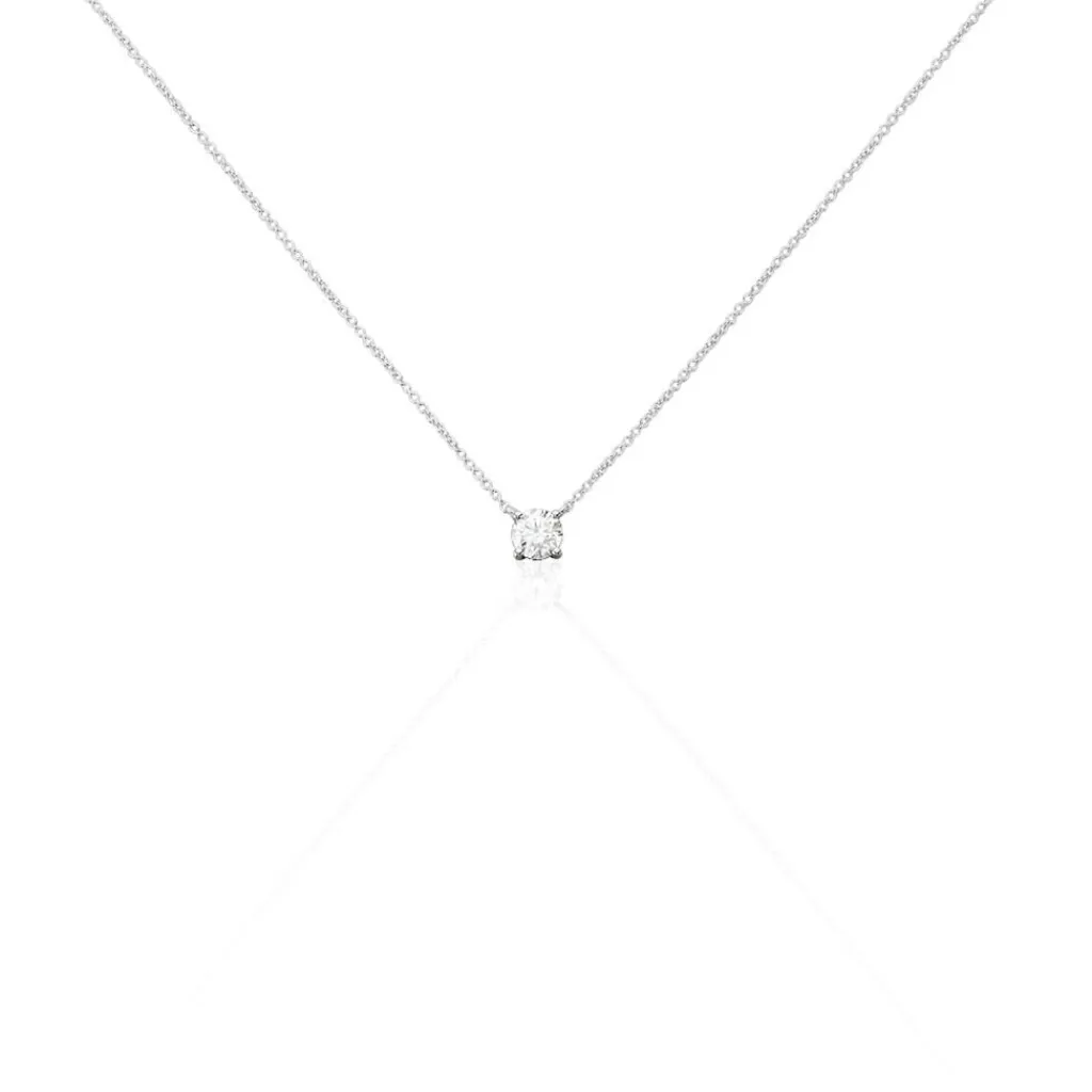 Histoire d'Or Collier Aphrodite or blanc diamant Clearance