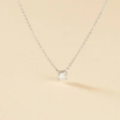 Histoire d'Or Collier Aphrodite or blanc diamant New