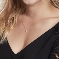 Histoire d'Or Collier Aphrodite Or Jaune Diamant Synthetique or jaune diamant synthétique New