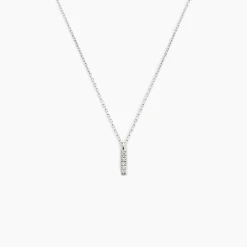 Histoire d'Or Collier Aprhodisia Or Blanc Diamant Blanc Hot