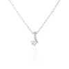 Histoire d'Or Collier April Argent Blanc Oxyde De Zirconium Outlet